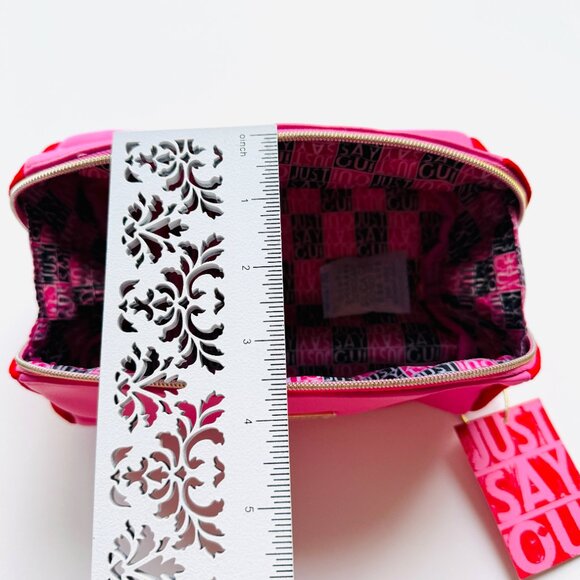 3577 JUICY COUTURE POUCH MAKEUP STATIONERY OFFICE WORK POUCH - Picture 4 of 6